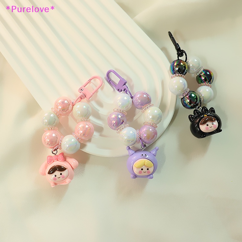 Búp Bê Cinnamoroll Có Dây Treo Điện Thoại / Móc Khóa Trang Trí Túi Xách Diy Mới