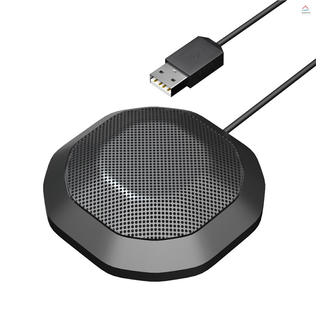 Micro USB Xoay 360 Độ Nhỏ Gọn Tiện Dụng° Mic Thu Âm Đa Hướng Cắm Cảm Ứng Tương Thích Với Windows MacOS Cho PC Laptop