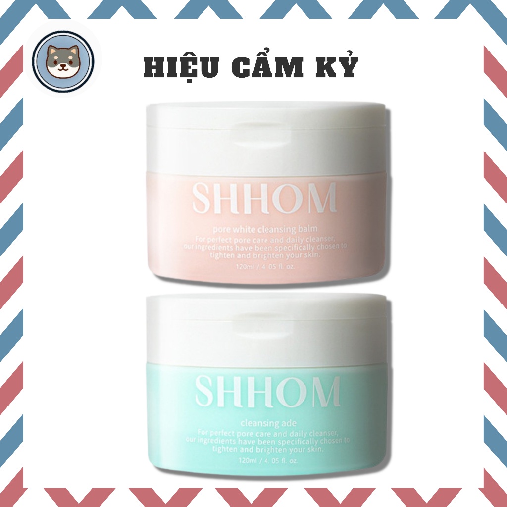 Sáp tẩy trang thuần chay#SHHOM Vegan Cleansing Balm 60ml | camky18