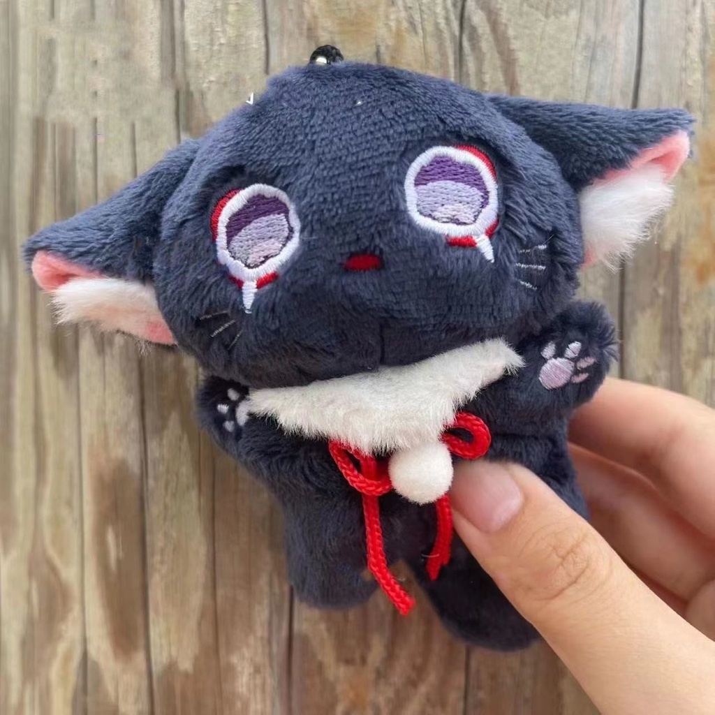 3 loại trò chơi anime genshin impact scaramouche cat mặt dây chuyền sang trọng đồ chơi plushine keychain cho trẻ em sinh nhật quà tặng giáng sinh vòng chìa khóa