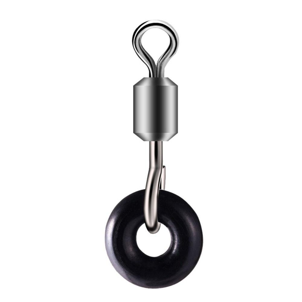 Muvako Set 100 / 400 Vòng Cao Su Màu Đen Chuyên Dụng Cho Thợ Câu Cá