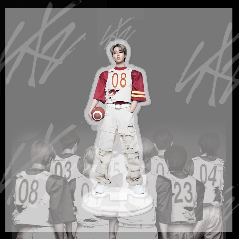 Phụ Kiện Trang Trí Hai Mặt Bằng Acrylic Kpop Stray Kids Mới