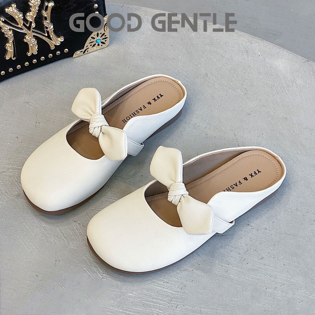 GG dép nữ dép sandal nữ2023 NEW Mùa hè Vintage England phong cách thiết lập Mary Jane đơn giày23073102