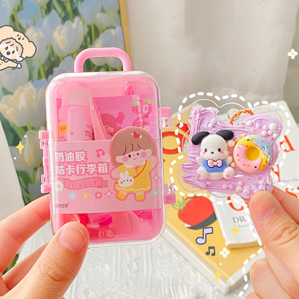 Phim hoạt hình 3d sticker guka set hành lý tự làm dễ thương guka girl đồ chơi trẻ em kuromi diy toy gift for kids