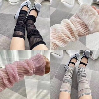 Vớ Ba Lê Mỏng Dạng Ống Dài Vừa Và Dài Chống Nắng Thoáng Khí Y2K Cho Nữ