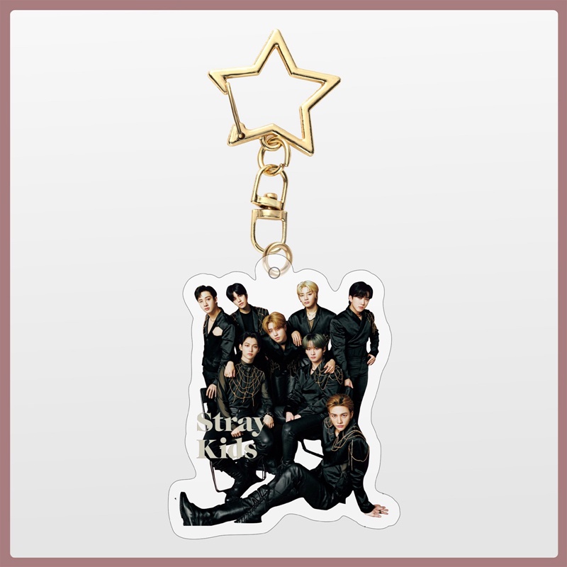 Hq kpop stray kids apmc keychain mặt dây chuyền acrylic