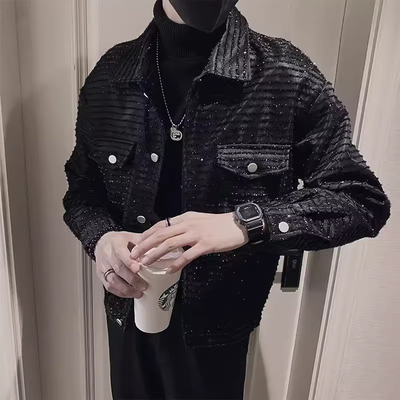 2023 Fashion Áo Khoác Bóng Chày Nam Phong Cách Hàn Quốc Thời Trang áo khoác dày lớp kép Thu Đông Cho Nam simple áo khoác bomber bigsize áo khoác nam đẹp from rộng áo khoác jacket nam