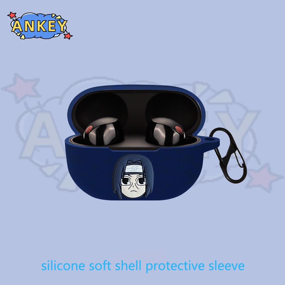 For Sony WF-1000XM5 WF-1000XM4 WF-1000XM3 WF-SP800N Earphone Silicone Case CUTE Boy Earbuds Soft Protective Headphone Cover Headset Skin with Pendant