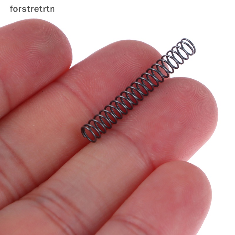 Forstretrtn 10 cái đường kính dây 0,4mm bút bi thu nhỏ refill thép lò xo nén nhỏ en