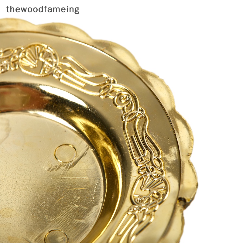 Thewoodfameing 10 cái lưu trữ vàng khay nhỏ bánh bạc đĩa trái cây trang sức trưng bày khay nhựa tiệc sushi đĩa cho trang trí nội thất en