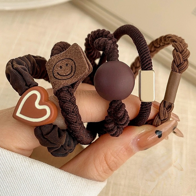 Dây Buộc Tóc Cao Su Co Giãn Thời Trang Cho Nữ