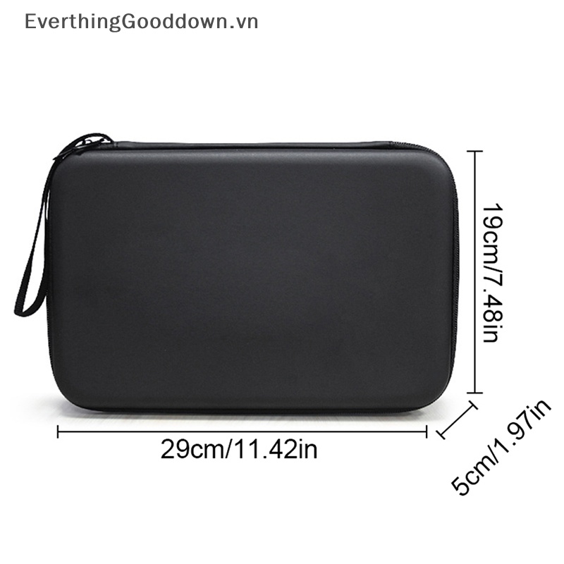Everthinggooddown túi đựng vợt bóng bàn 1pc di động túi xách hình vuông eva hộp đựng vợt vn