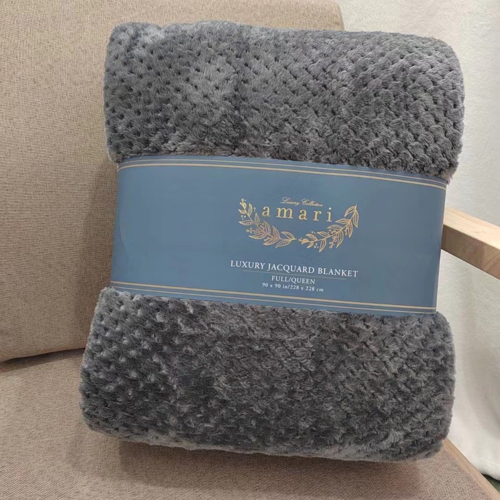 Chăn lông thỏ AMARI 228x228cm Châu Âu mỏng mùa đông cao cấp chính hãng Nishikawajp