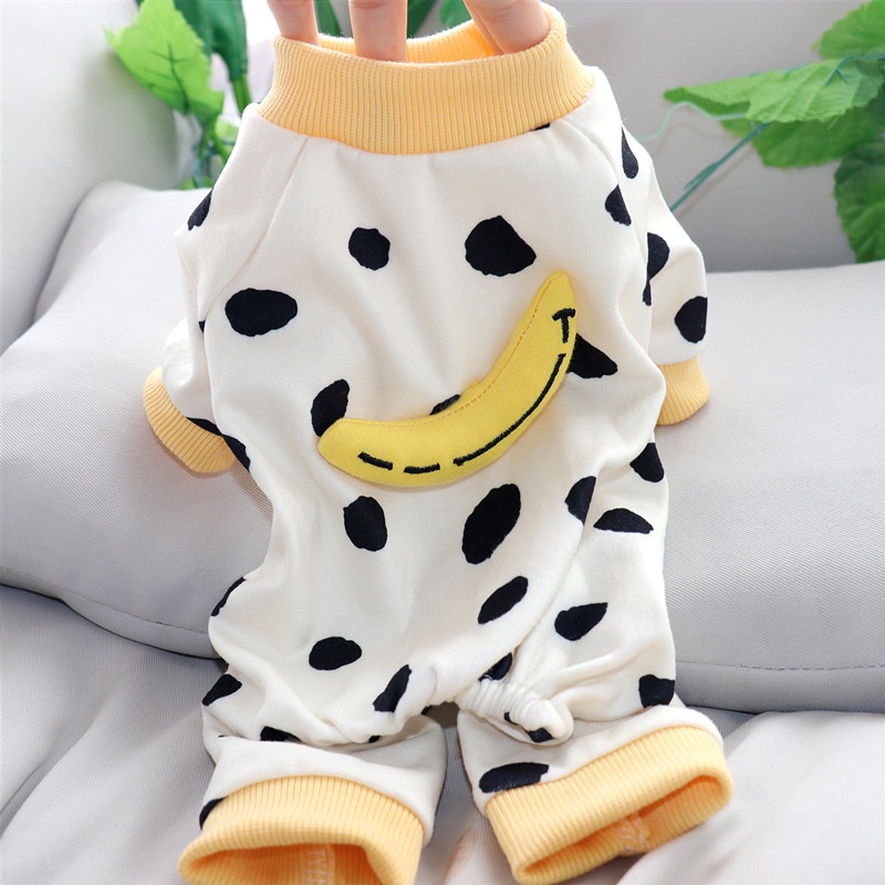 Bộ Đồ Ngủ Bốn Chân Mùa Thu Đông Dành Cho Thú Cưng Chó Mèo