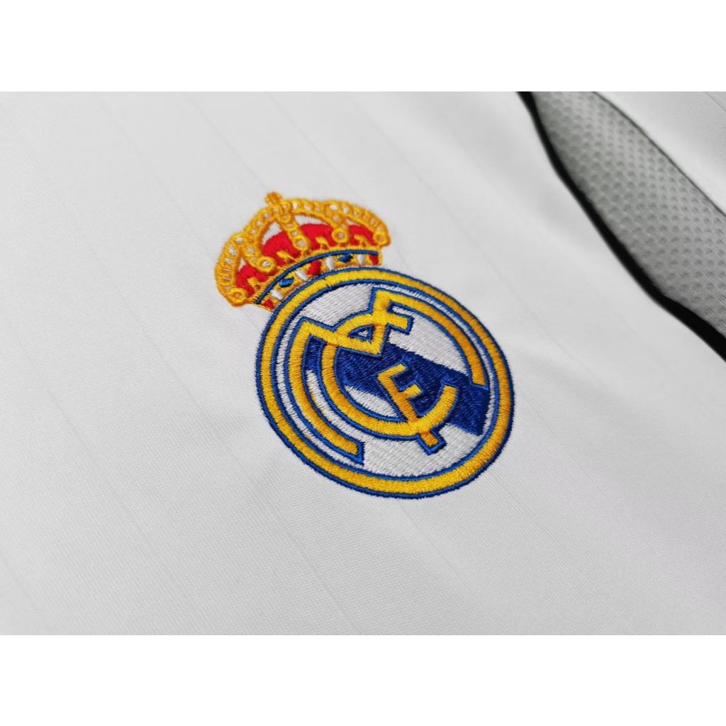 2006/07 real madrid home vintage jersey s-xxl tay ngắn áo bóng đá thể thao khô nhanh aaa