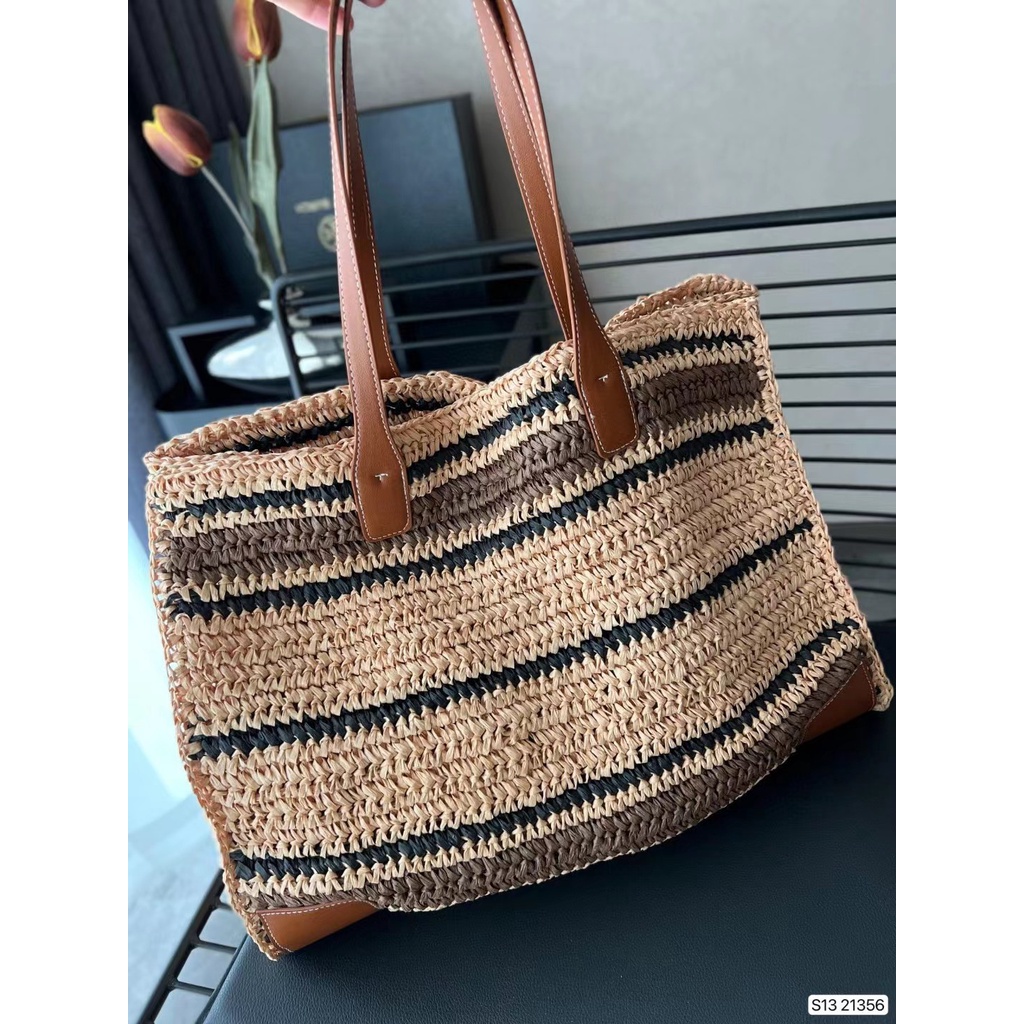 Túi Xách Rơm Đan Cỡ Lớn Thời Trang Mùa Hè 2023 Cho Nữ