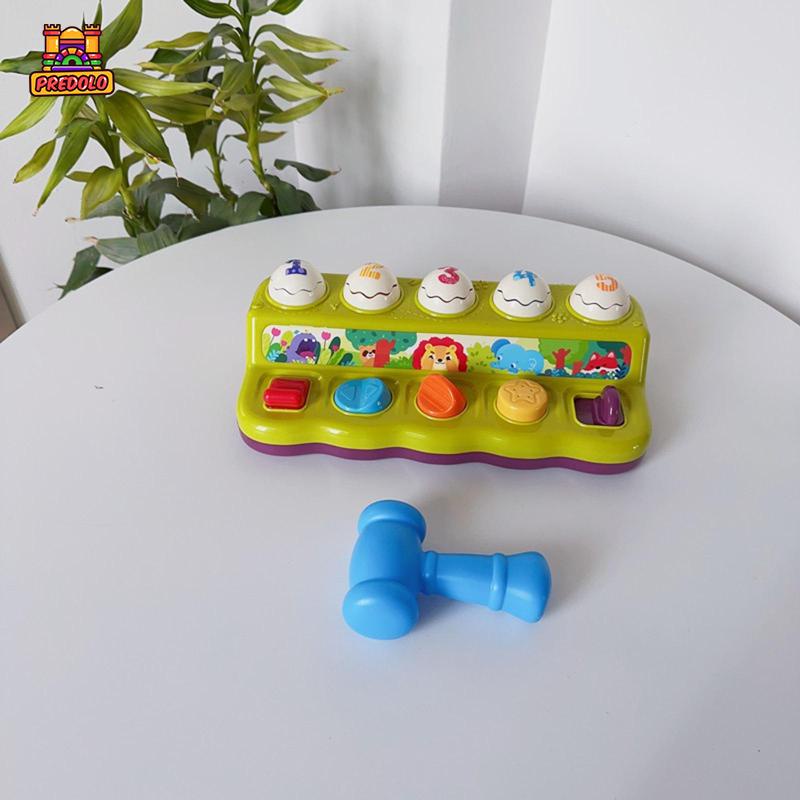 Predolo búa đồ chơi đếm phản xạ ẩn và tìm kiếm đào tạo quà tặng sinh nhật cho trẻ em