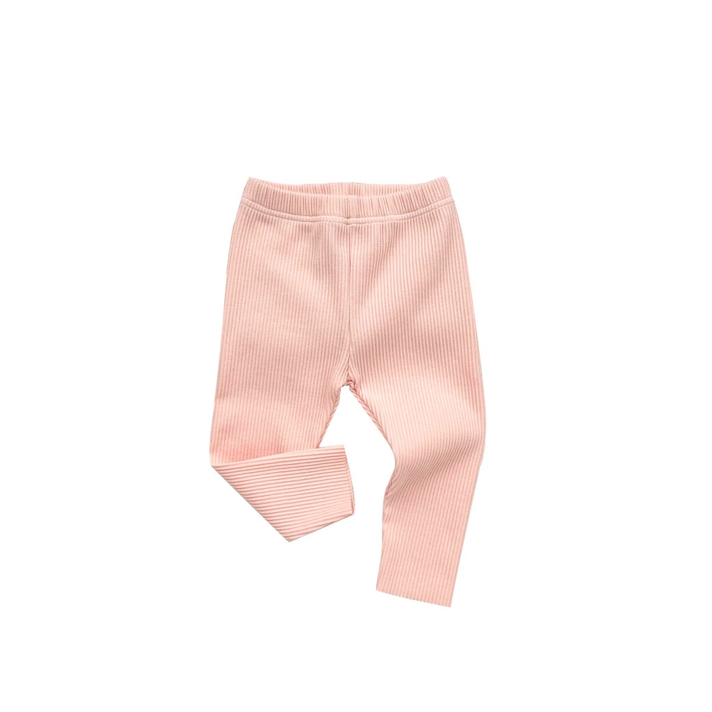 Quần Legging cotton Màu Trơn Dễ Thương Cho Bé 0-2 Tuổi