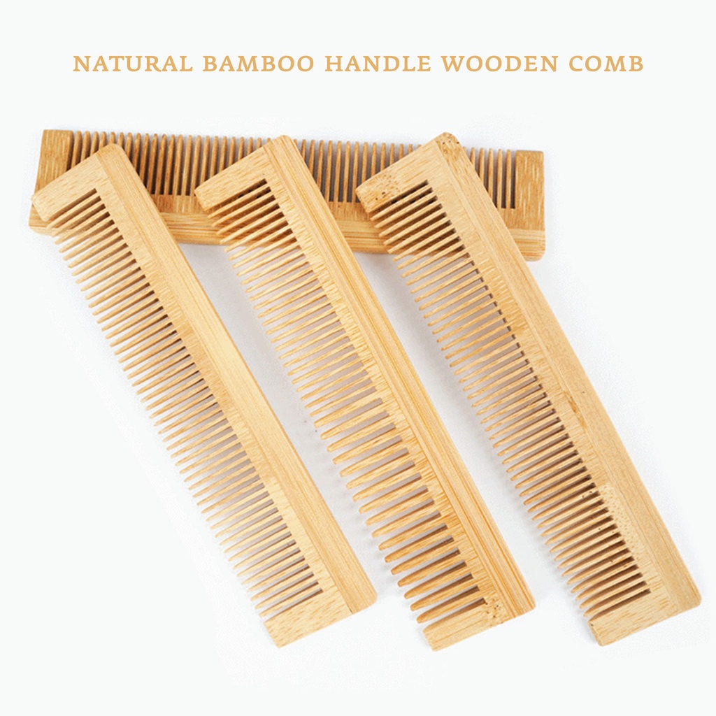 Vog 1 Lược Gỗ Tre Chải Tóc massage Chăm Sóc Tóc Làm Đẹp