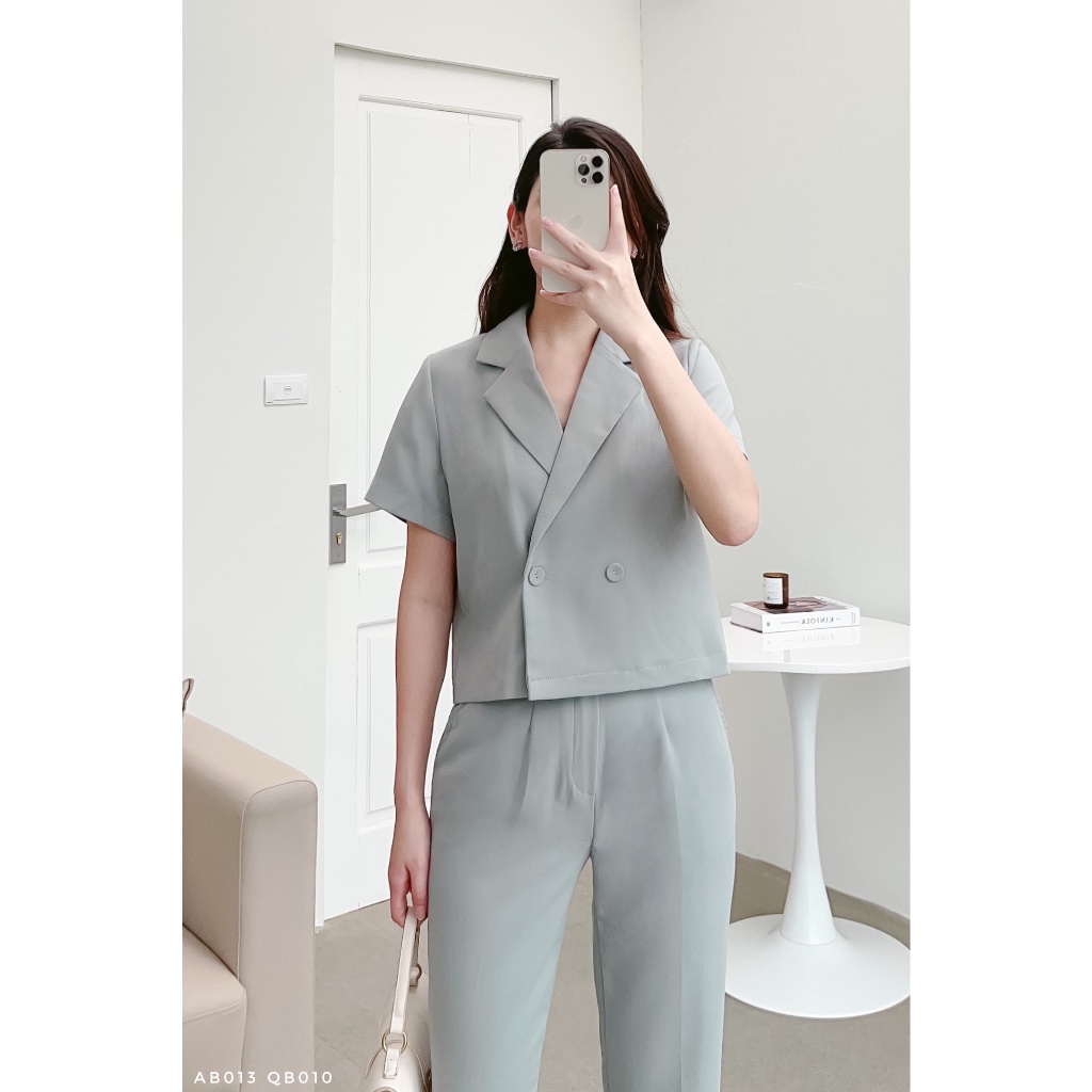 Quần baggy nữ dáng basic tôn dáng dễ phối đồ CALIE QB010
