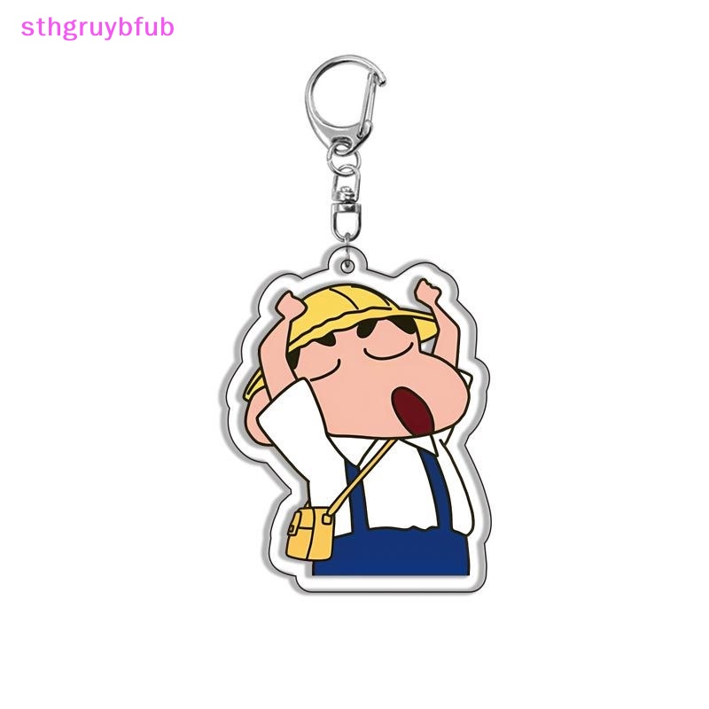 Sthb kawaii anime crayon shin-chan keychain phụ kiện đồ chơi phim hoạt hình túi dễ thương mặt dây chuyền ba lô đồ trang trí acrylic móc chìa khóa đồ chơi trẻ em vn