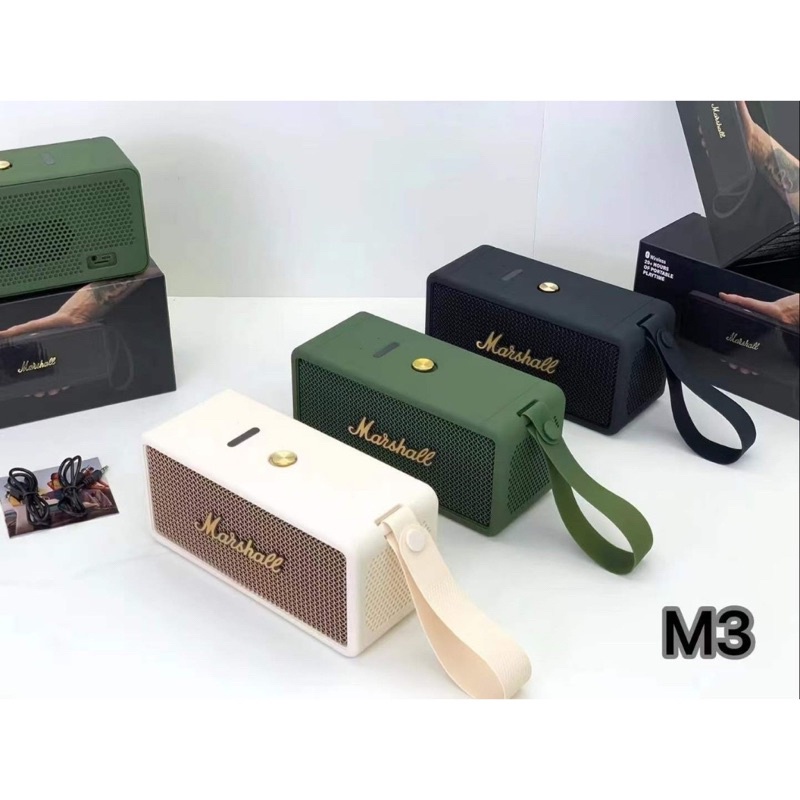 Loa Marshall Middleton 360pro 50w Pin Sử Dụng 12 giờ, Chống Nước IPX7