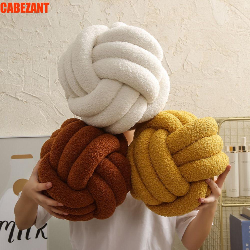 Cabezant ném gối tròn trang trí nội thất sang trọng đặc biệt cừu nhung sofa đệm đệm