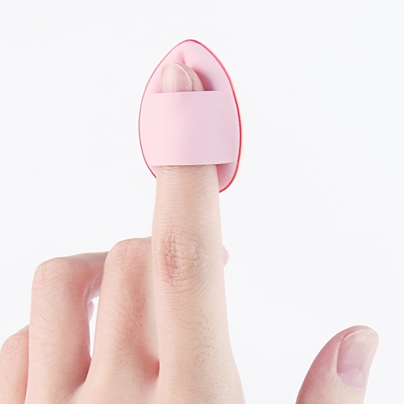 : Còn hàng kem nền dạng ngón tay mini-size puff liquid foundation special beauty egg cushion powder biscuit wet dual-use makeup beauty tools