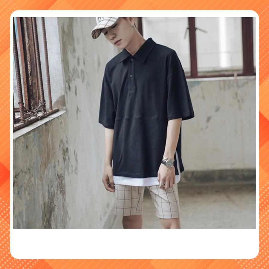 Áo Thun Layer cổ trụ unisex