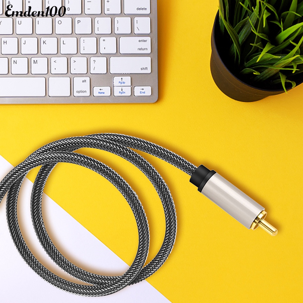 EMDEN Dây Cáp Âm Thanh 3.5mm Sang rca Cho tv xiaomi mi 12