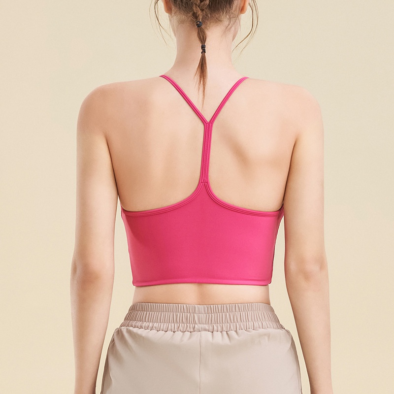 Áo ngực thể thao cổ cao chống lóa y-shaped back casual yoga fitness