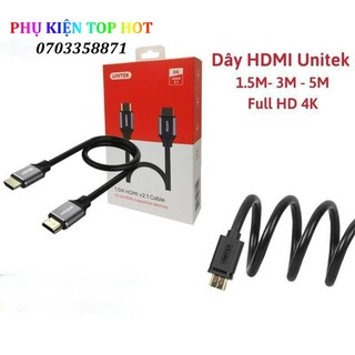 Dây cáp hdmi unitek ultra 4k 1.5m-3m- 5m .hàng chính hãng
