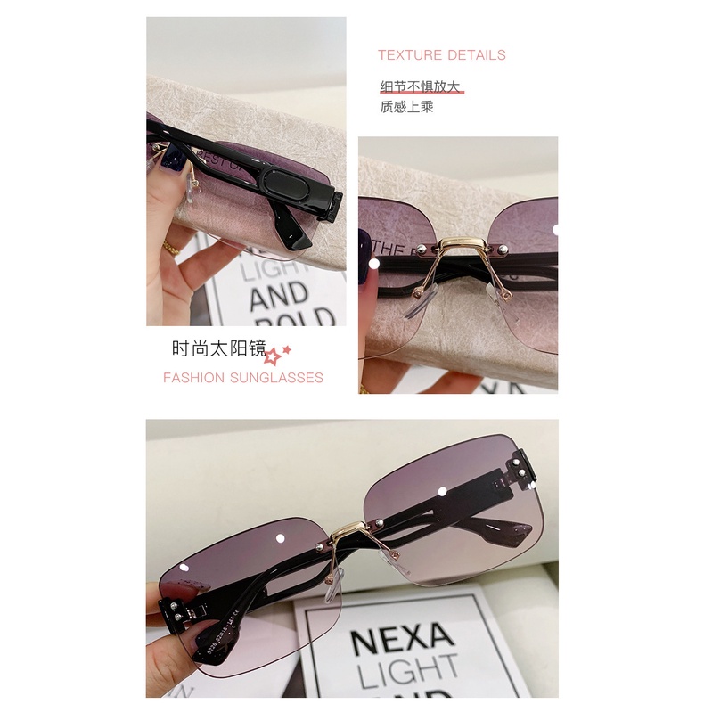 Kính Mát Không Gọng Chống Tia uv Cho Nam Và Nữ