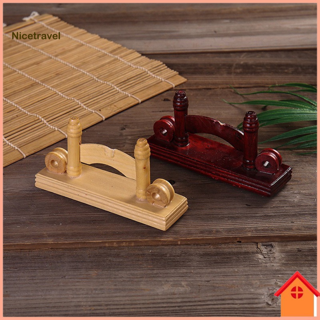 Quạt gấp chân đế quạt gấp giá đỡ quạt bằng gỗ cổ điển trang trí máy tính để bàn phong cách cho quạt gấp retro công cụ hiển thị cơ sở ổn định