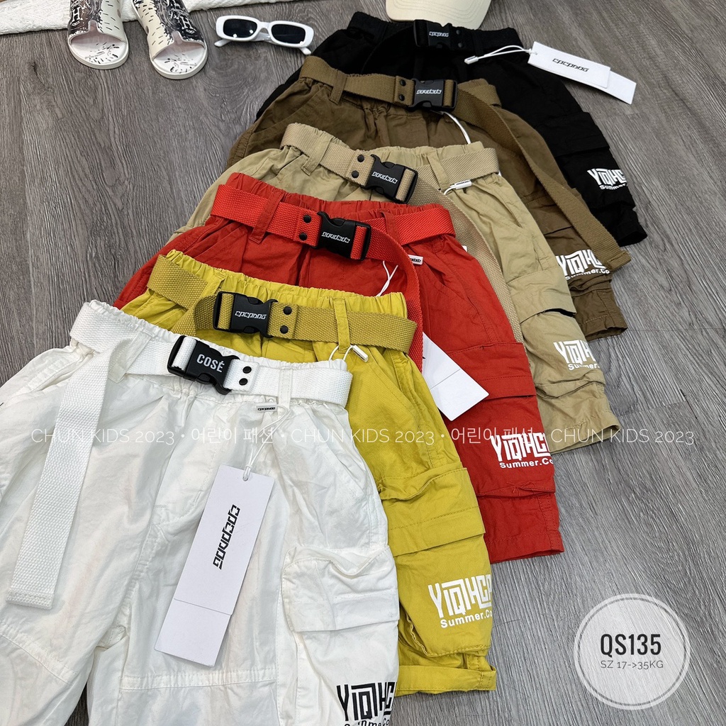 QS135 - QUẦN short túi hộp YIQHCP Summer.Co cho Bé