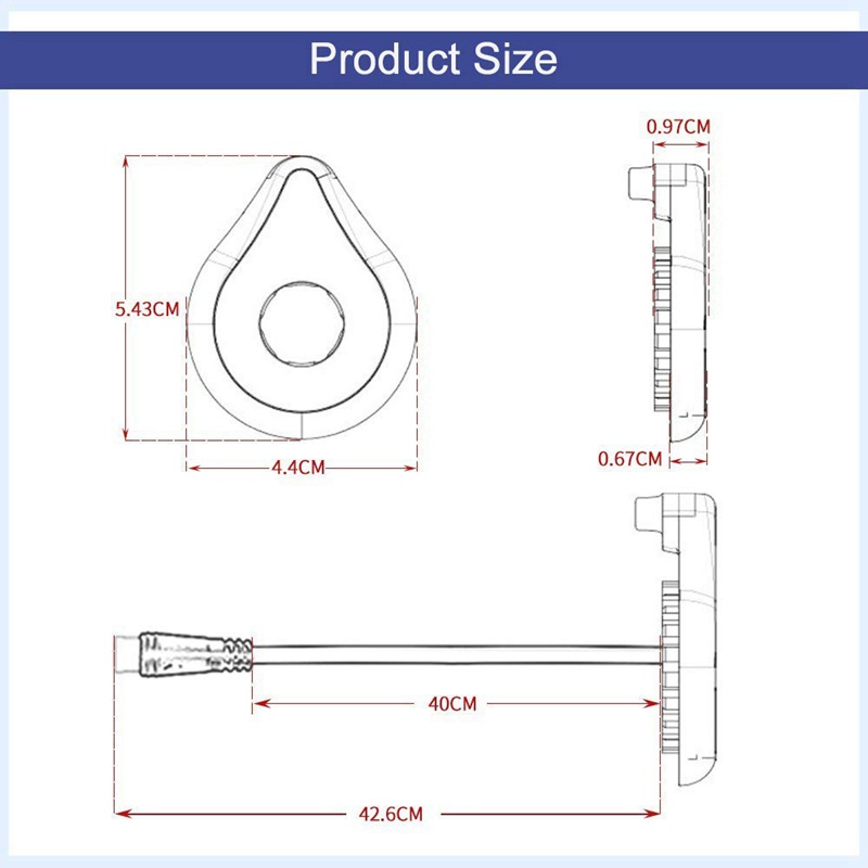 1 Cảm Biến Bàn Đạp Xe Đạp Và 1 Thanh Tay Ga FT-21X Ebike