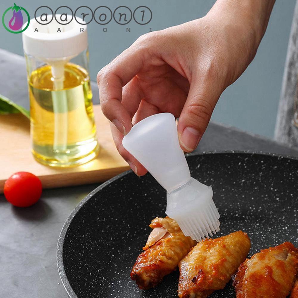 Bình Đựng Dầu Có Cọ Phết 1 Đầu Chịu Nhiệt Thiết Kế Nhỏ Gọn Tiện Dụng Cho Nhà Bếp / BBQ