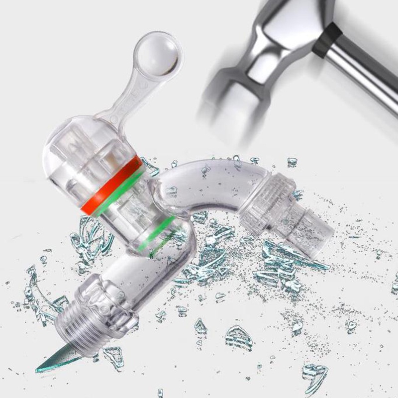 6 trong suốt chống nổ vòi nước nhựa vòi nước phụ kiện