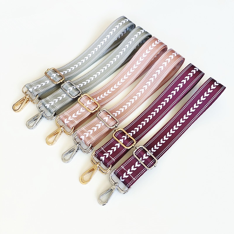 Dây Đeo Chéo Vai 3.8cm Thay Thế Bằng Vải Bạt Nylon Dây Đeo Bản Rộng Có Thể Điều Chỉnh Cho Túi Xách Nữ