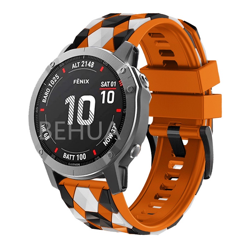 Dây Đeo Silicone Tháo Lắp Nhanh 22mm 26mm Cho Garmin Fenix 7x 7 6 5 6X Pro 5X Plus Fenix 3HR