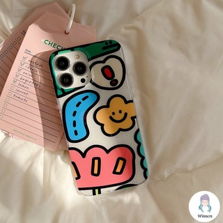 Ốp Điện Thoại Toàn Thân Graffiti Thời Trang Vẽ Tranh Acrylic Tương Thích Cho IPhone 16 15 14 13 12 11 Pro Max X XR 8 7 Plus Họa Tiết Siêu Mỏng Chống Sốc Ốp Lưng TPU Mềm