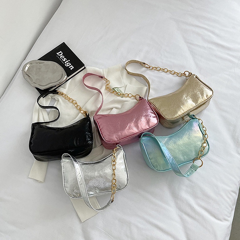 Túi Xách Nữ Màu Trơn Phong Cách Retro Sang Trọng