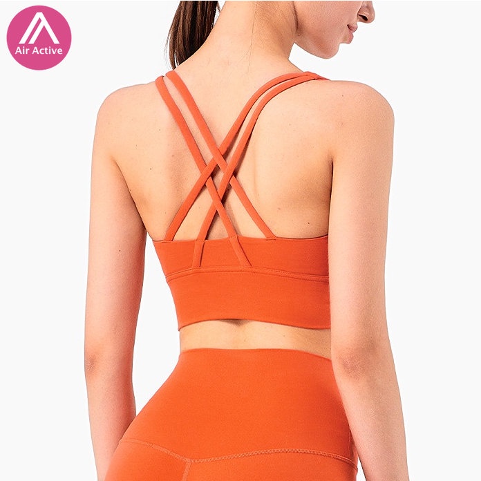 Áo Ngực Thể Thao Dây Chéo Lưng Nhanh Khô Thời Trang Năng Động
