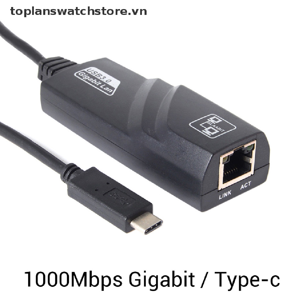 Dây Cáp Chuyển Đổi 1000Mbps USB-C Sang RJ45 Gigabit Ethernet LAN