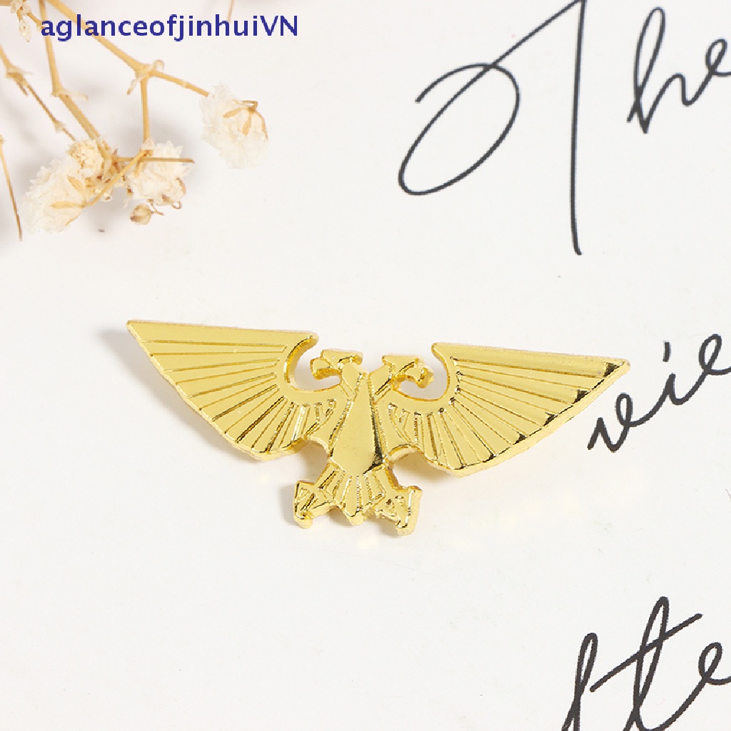 1 Huy Hiệu Hai Đầu Đại Bàng Vàng Kim Imperial Aquila Pin 2021 [ZKM]