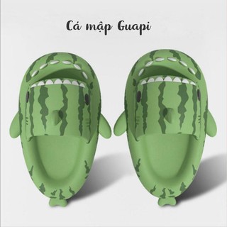 JY355- cá mập dưa hấu- Dép nữ Xăng-đan cá mập chất EVA đế dày, dép đi trong nhà thời trang nam nữ