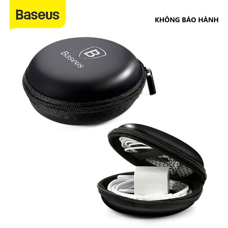 Hộp đựng tai nghe siêu tiện lợi , cáp sạc Baseus mini đựng tai nghe/cáp sạc USB/thẻ nhớ SD TF