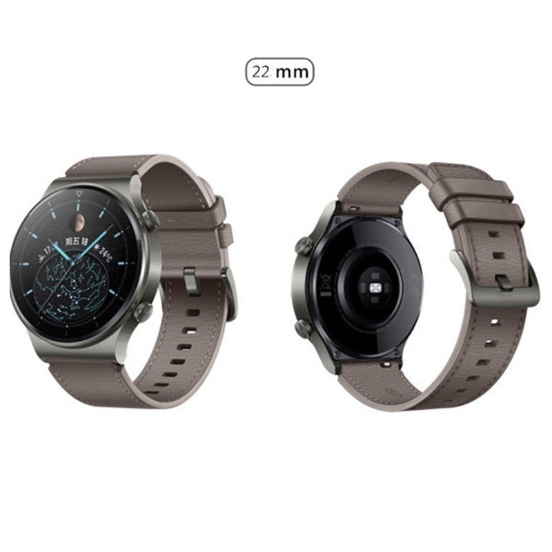 Dây Đeo Bằng Da Thật 22mm Thay Thế Cho Đồng Hồ Huawei GT 3 SE / GT3 GT2 46mm 43mm Honor Magic 1 2 46mm / GS 3 / GS Pro