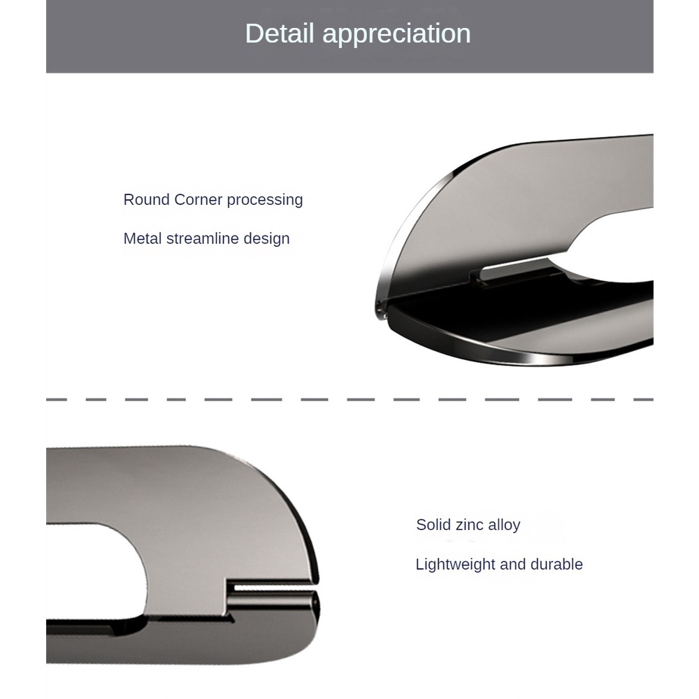 Giá Đỡ Máy Tính Xách Tay Giá Đỡ Máy Tính Xách Tay Di Động Dính Hợp Kim Nhôm Có Thể Gập Lại Giá Đỡ Làm Mát Máy Tính Nhỏ Có Thể Gập Lại Đế Máy Tính Xách Tay