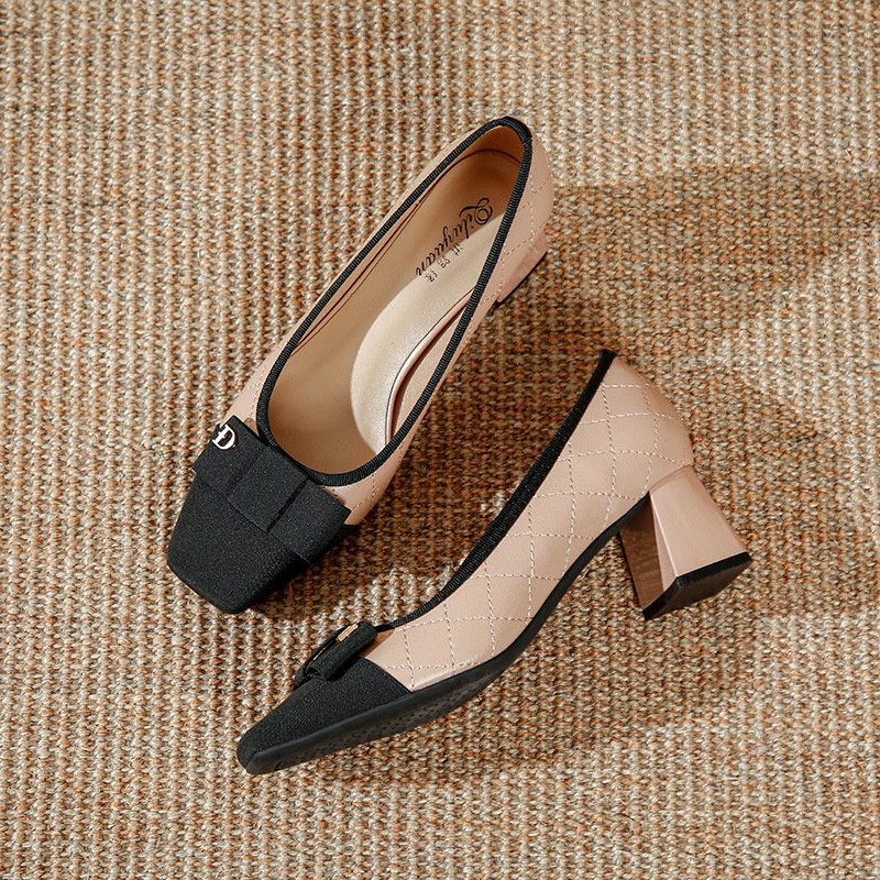 Giày Cao Gót Mũi Vuông Thiết Kế Mới Thời Trang Dành Cho Năm 2023